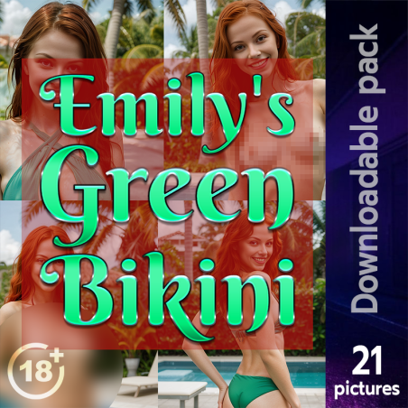Emily's Green Bikini - by Emily Asheford