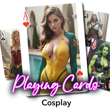 Playing cards - Cosplay + FREE 52 digital wallpapers